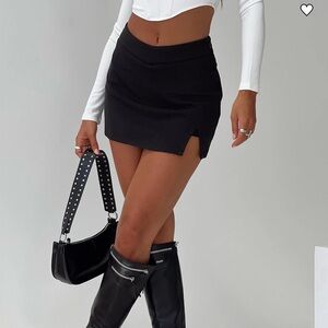 Princess Polly Black Mini Skirt